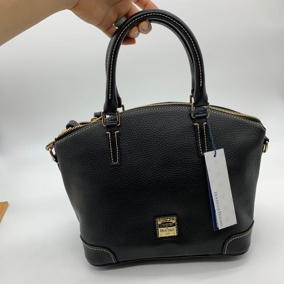 Dooney & Bourke Black Satchel Shoulder Bag with Crossbody Strap - Picture 16 of 16